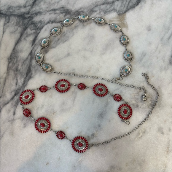 Bundle of 2 Western Chain Belts - Picture 2 of 4